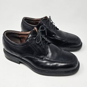 Bill Blass Black Leather Oxford Mens‎ Size 11 Shoes Lace Up